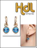 Brincos Bolha Azul.