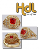 Anel Extravagância.